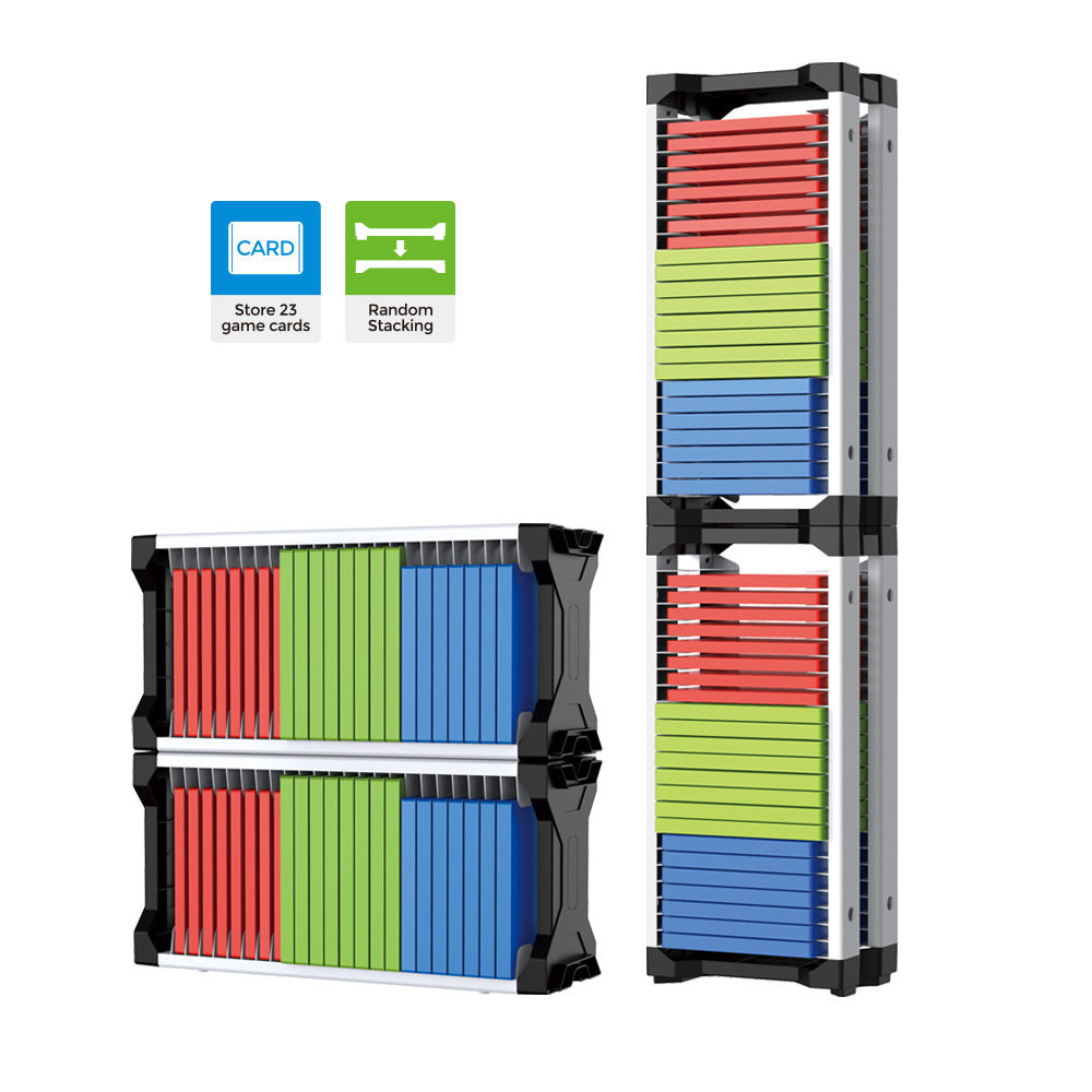 PS5游戏光盘单层收纳碟架Switch/PS4碟片收纳架带耳机挂钩配件