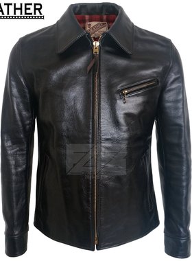 Y'2 LEATHER HVR-42 茶芯马皮夹克 日产日本制造 非现需订购 馬革