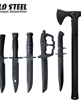 美国冷钢COLD STEEL橡胶练习刀软性短刀夺刀格斗训练表演安全道具