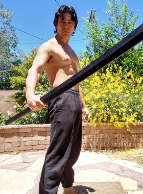 进口美国冷钢ColdSteel剑道素振棒重型力量强化塑钢刀训练棍防身