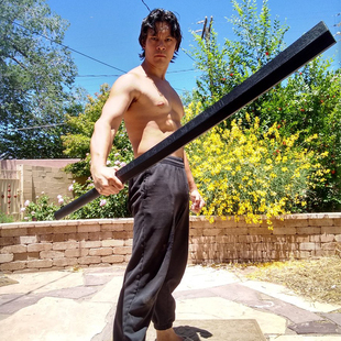 进口美国冷钢ColdSteel剑道素振棒重型力量强化塑钢刀训练棍防身