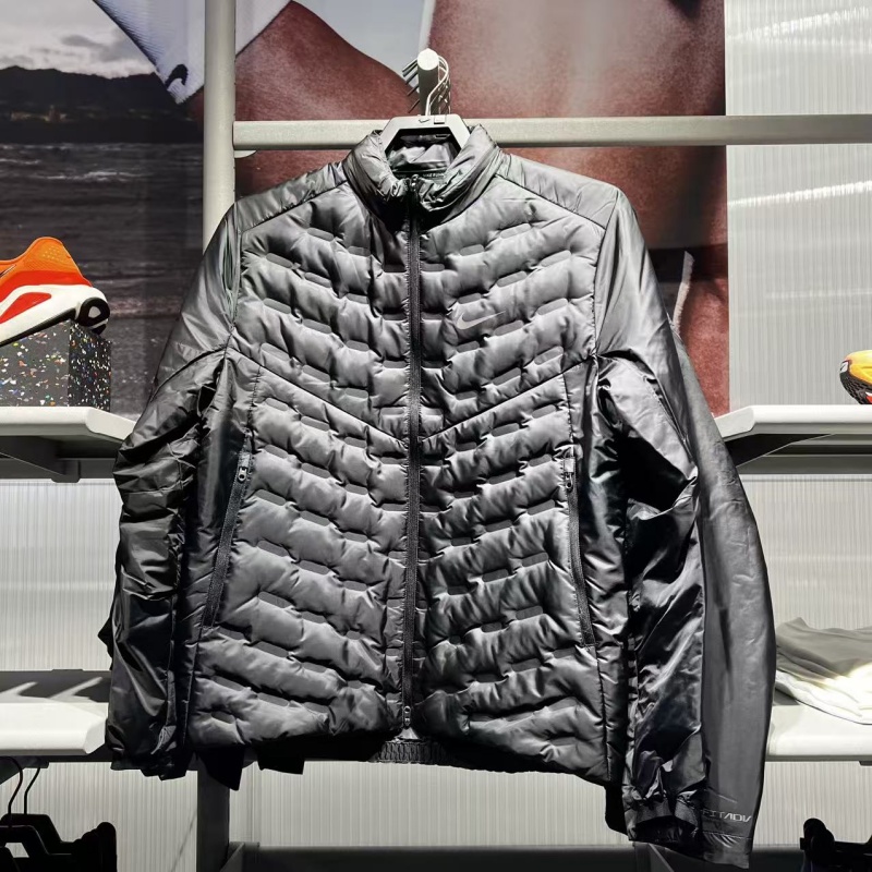 正品Nike/耐克2023冬季款男子保暖运动立领羽绒服FB7557-010