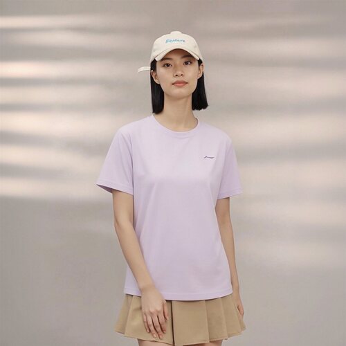 李宁女子冰感舒适吸湿短袖T恤