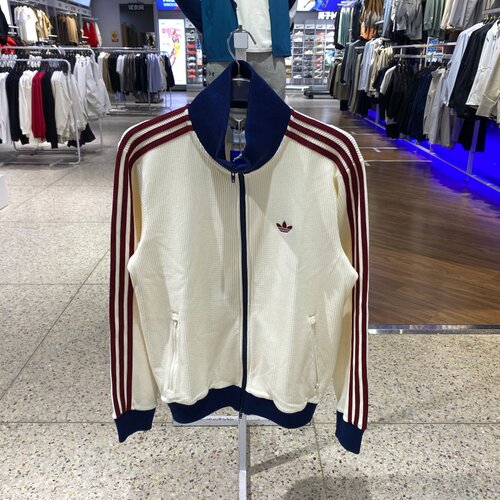 Adidas阿迪达斯男外套26春新款经典华夫格运动休闲夹克KY5769
