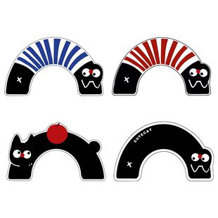 浴室马桶U型防溅尿地垫卡通腊肠狗硅藻泥卫生间厕所防滑吸水脚垫