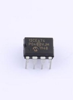 PIC12CE674-04/P 单片机(MCU/MPU/SOC) PIC12CE674-04/P PDIP-8