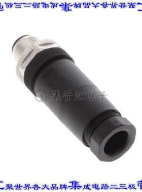 6-2271110-2 圆形连接器12POS插座公形引脚螺钉镀金自由悬挂