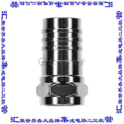 5-1814821-7 同轴连接器F型插头公引脚75欧姆自由悬挂