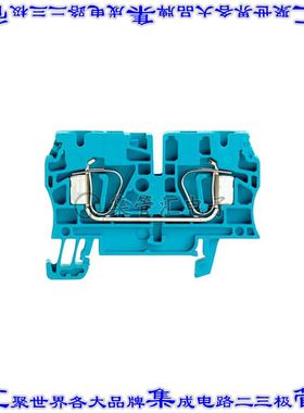 1632060000 端子块连接器2POS馈通式6.1mm蓝色10-26AWG