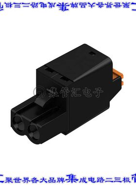 1017670000 端子块连接器2POS插头母插口5mm黑色自由悬挂