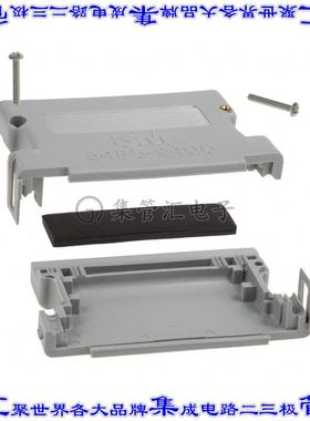 3485-2400F 连接器37POS后壳180度无屏蔽灰色