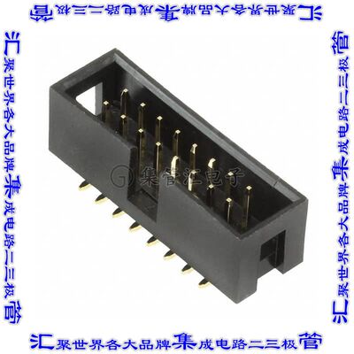 AWHW 16G-SMD-200 连接器接插件CONN HEADER SMD 16POS 2MM