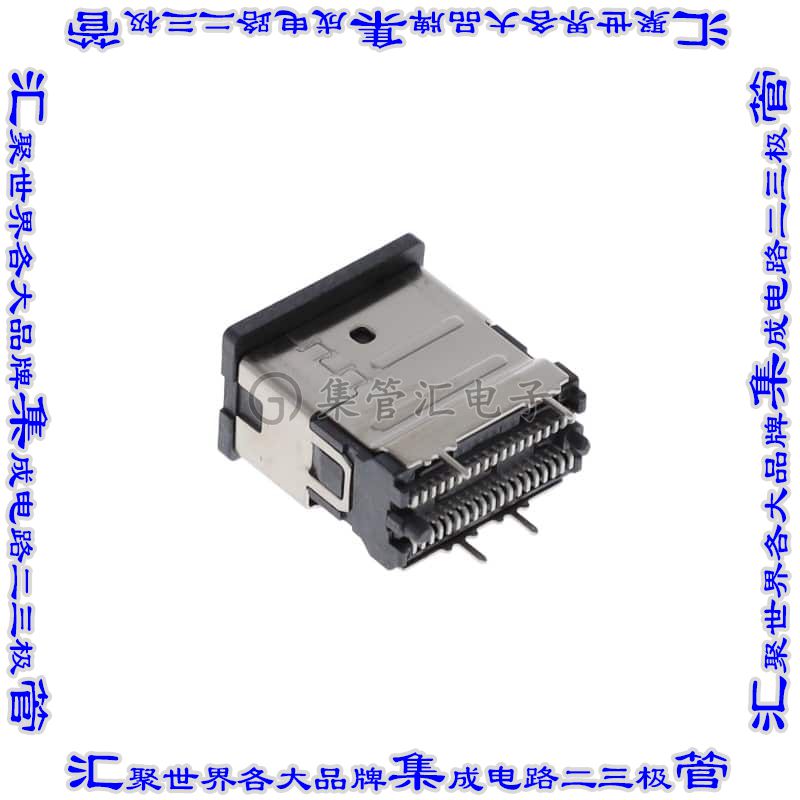 U10DH3820001T 插拔式连接器38POS插座SAS,4x表面贴装焊接镀金