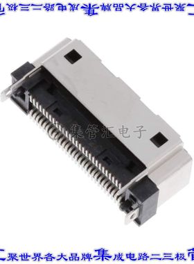 2332141-2 卡边缘连接器56POS母头2排0.6mm黑色镀金