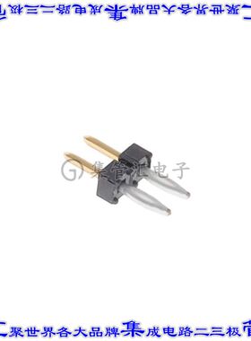 PTT-102-01-S-S 针座连接器2POS接头2mm公形插针通孔直针镀金
