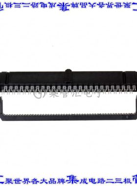 1-1658622-0 矩形连接器50POS插座2排2.54mm叉状黑色IDC镀金自由