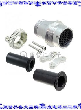 HD34-24-31SE-059 圆形连接器31POS插座外壳用于母插口银色面板安