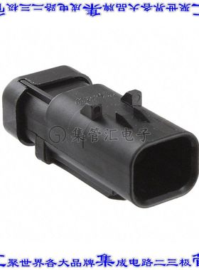 776428-4 矩形连接器外壳2POS插座4.5mm公形引脚黑色自由悬挂