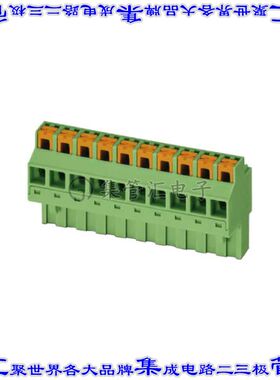 1861315 端子块连接器10POS插头母插口5.08mm绿色自由悬挂