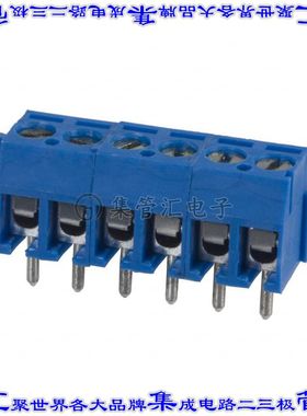 OSTTE080161 线对板连接器8POS接线端子3.5mm通孔水平带板