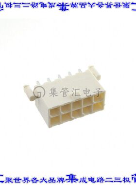 1-2825261-0 针座连接器10POS接头2排4.2mm公形插针通孔直针锡