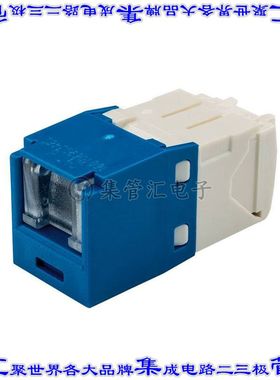 CJH688TGBU 接插件连接器CAT6 SPRING SHUTTERED JACK, TG S