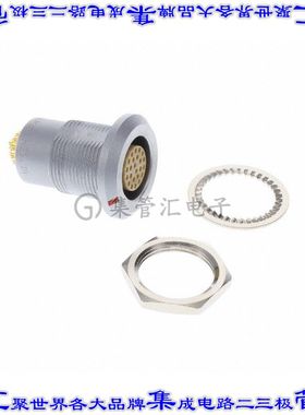 HGG.3B.324.CLLPV 圆形连接器24POS插座母插口焊杯镀金面板安装