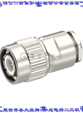 R143008000 同轴连接器TNC插头公引脚焊接50欧姆自由悬挂
