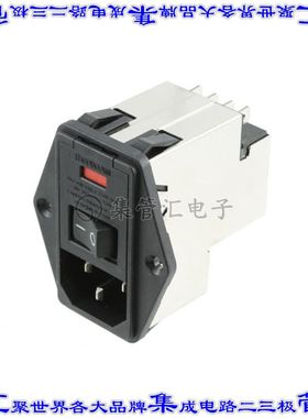 2-6609104-4 电源接入连接器3POS插座公插片模块IEC320-C14面板安