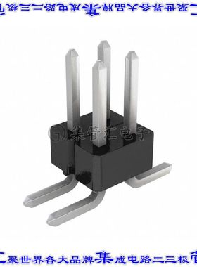 GEC02DABN-M30 针座连接器4POS分离式2排2.54mm公形插针表贴SMD锡