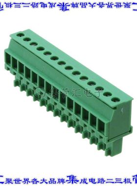 1827240 端子块连接器14POS插头母插口3.81mm绿色自由悬挂