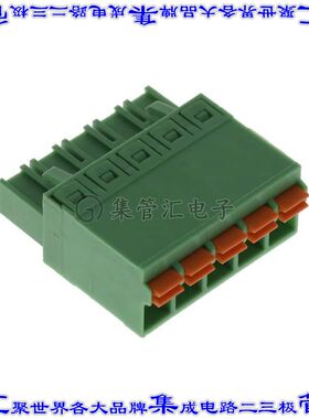 KD0570500000G 端子块连接器5POS插头母插口5mm绿色自由悬挂