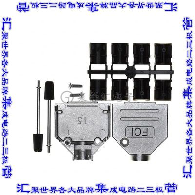 8655MH0901BKLF 连接器9POS后壳180度屏蔽