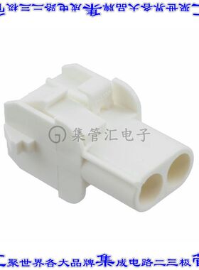 1703062-1 矩形连接器外壳2POS插座2排天然色面板安装