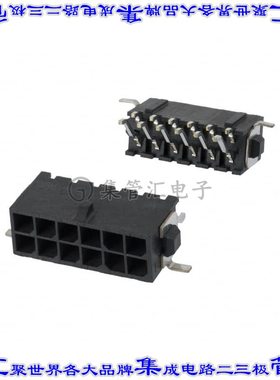 4-794629-2 针座连接器12POS接头2排3mm公形插针表贴SMD镀金