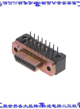 MDM-21PCBR-TL56 连接器21POS插头公引脚2排D-TYPE型面板安装通孔