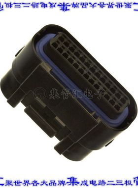 MX23A26SF1 矩形连接器外壳26POS插座2排2.5mm母形插口黑色自由悬