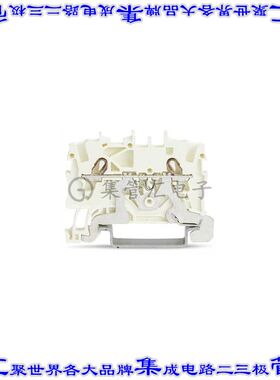 2001-1208 端子块连接器2POS接地地面4.2mm白色14-22AWG