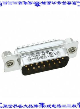 L717SDAH15PC309 连接器15POS插头公引脚2排D-Sub自由悬挂