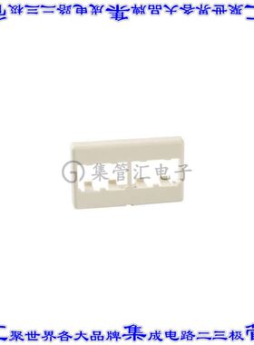 CFFP4IW 接插件连接器FURNITURE FACEPLATE, 4 PORT, OFF