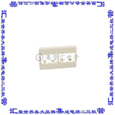 CFFP4IW 接插件连接器FURNITURE FACEPLATE, 4 PORT, OFF