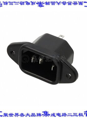 6162.0051 电源接入连接器3POS插座公型片状插脚IEC320-C14面板安