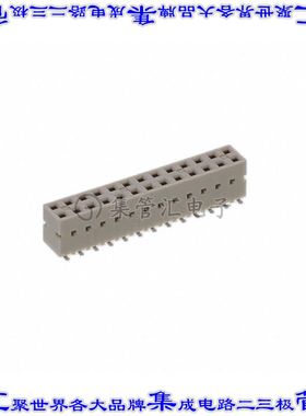 89898-313LF 针座连接器26POS插座2排2.54mm母形插口表贴SMD镀金