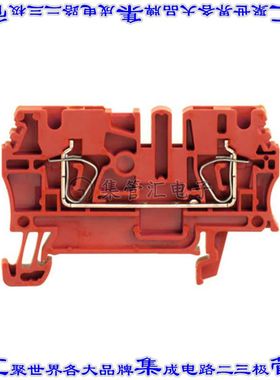 1683260000 端子块连接器2POS馈通式5.1mm红色12-30AWG