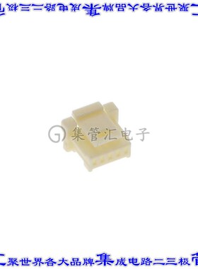 5019390530 矩形连接器外壳5POS插座1mm母形插口白色自由悬挂