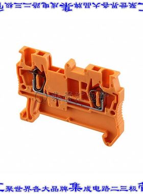 3037012 端子块连接器2POS馈通式4.2mm橙色14-26AWG