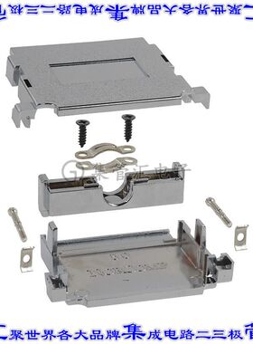 983-037-020R121 连接器37POS后壳180度屏蔽银