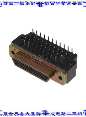 MDM-51PCBR-TL56 连接器51POS插头公引脚5排D-TYPE型面板安装通孔