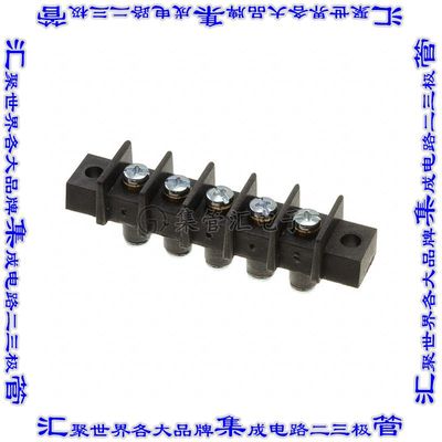 GFTSX-5 端子块连接器5电路隔板接线座11.12mm螺钉