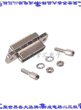 MDM-25PSP-A174 连接器25POS插头公引脚2排D-TYPE型面板安装